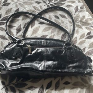 Hobo International Black Leather Shoulder Bag